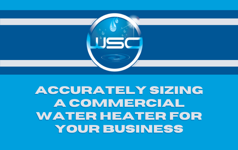 sizing water heater, sizing commercial water heater, hot water solutions, commercial water heaters